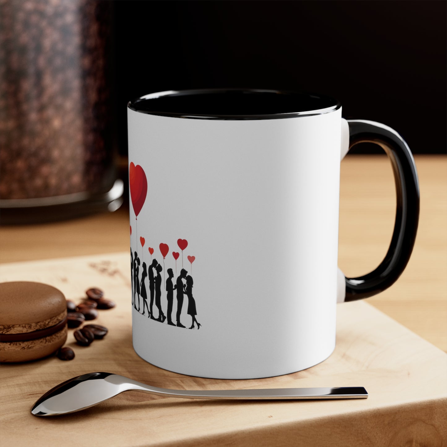 Love Silhouette Accent Mug