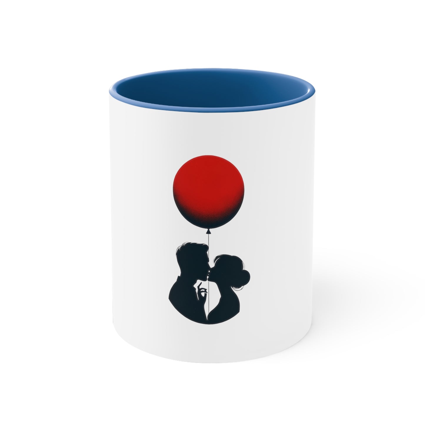 Balloon Kiss Accent Mug