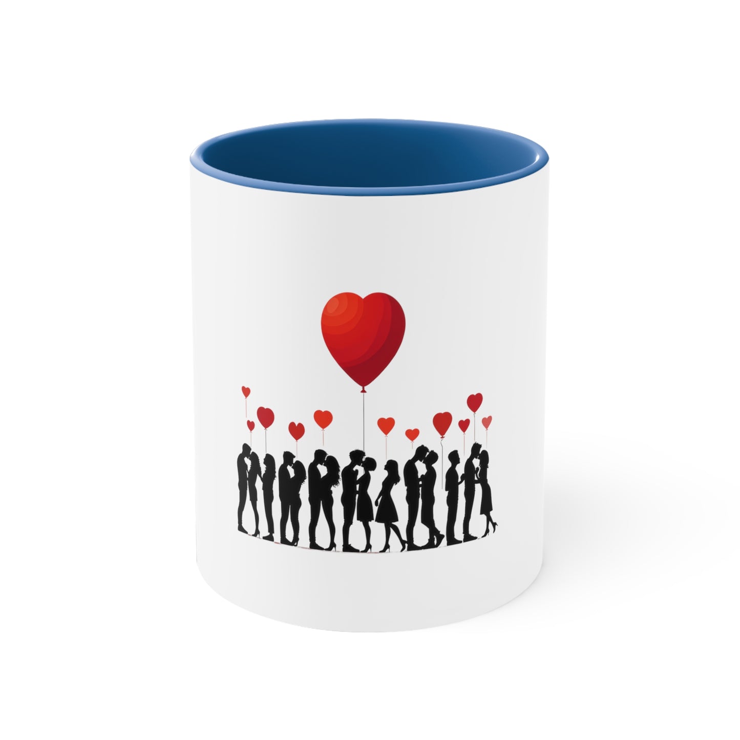 Love Silhouette Accent Mug