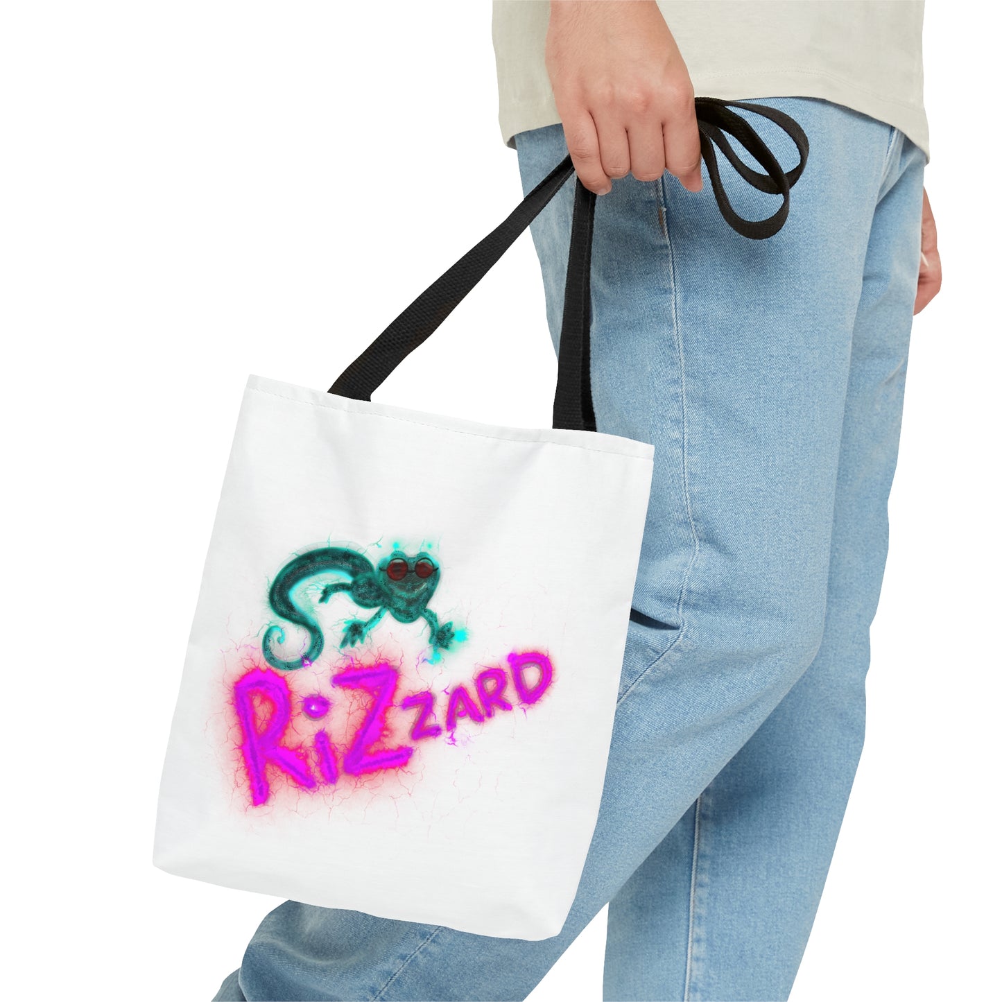 Psychedelic Lizard Tote