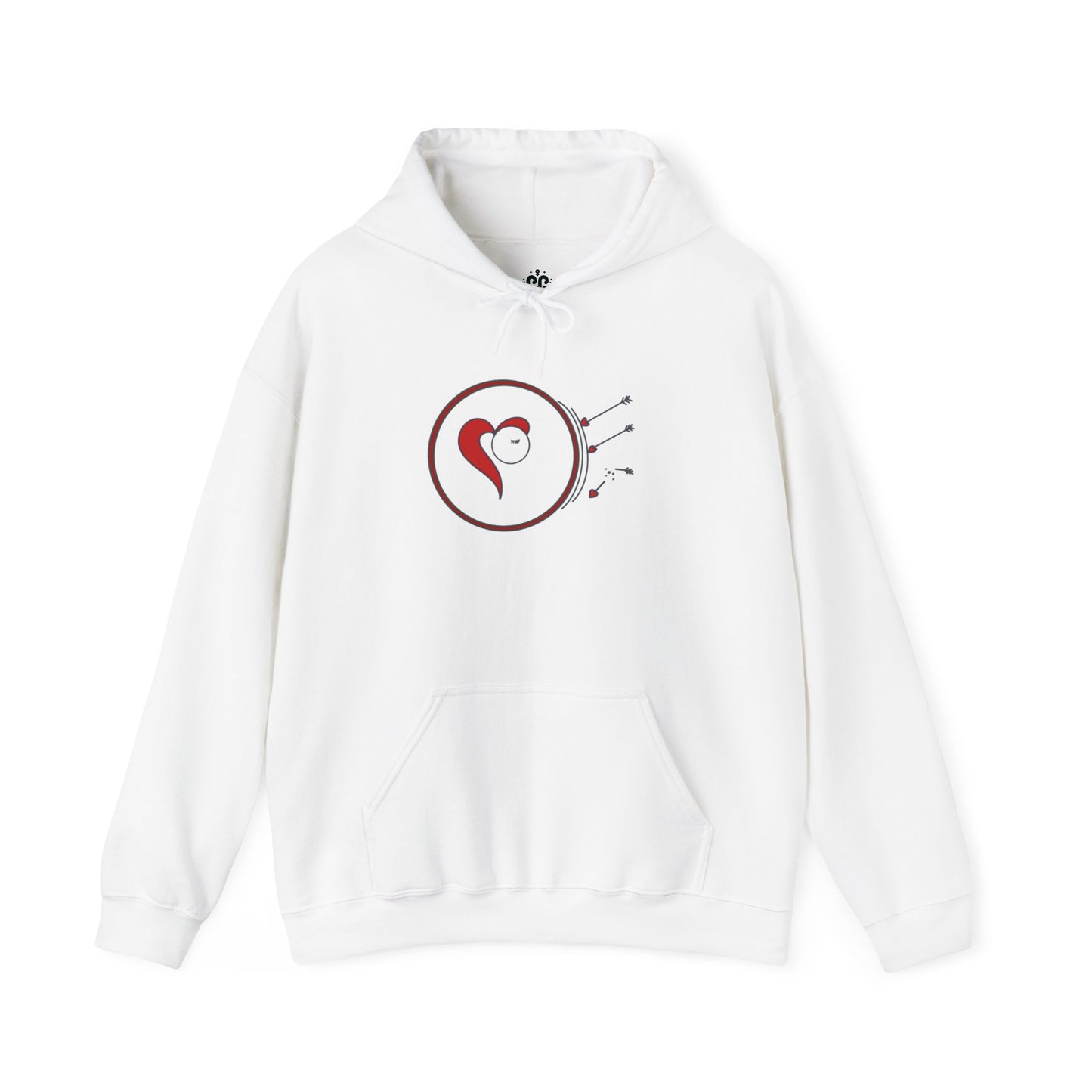 Heart Target Graphic Hoodie