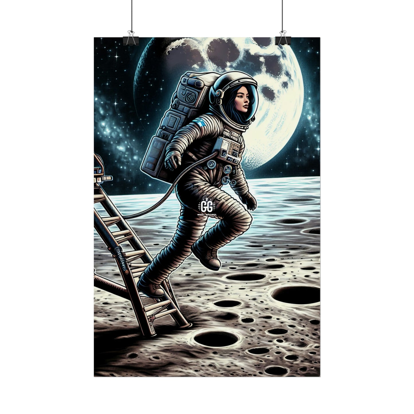 Lunar Explorer Poster