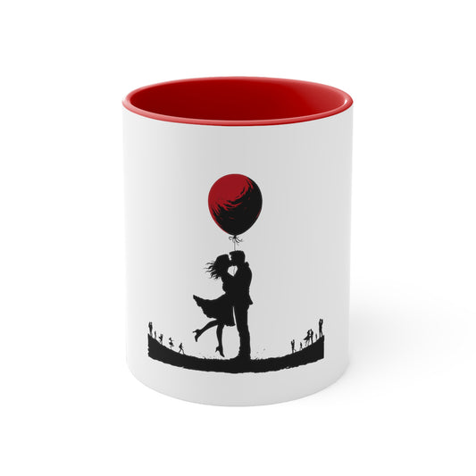 Romantic Silhouette Accent Mug