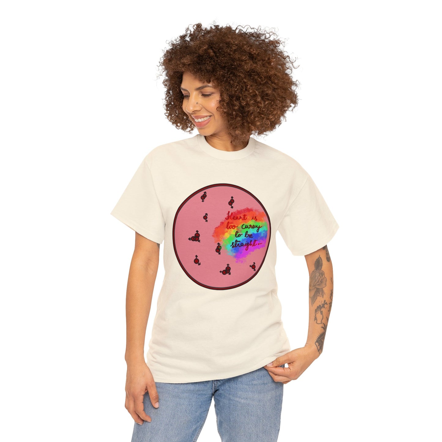 Curvy Heart Pride Tee