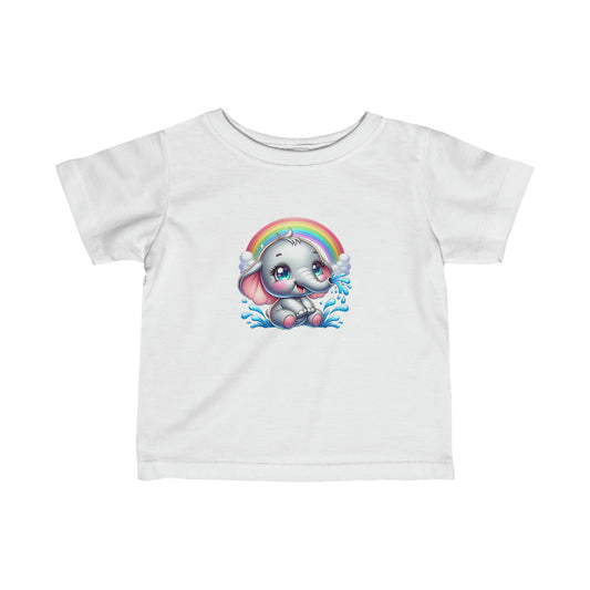 Rainbow Elephant Infant Tee