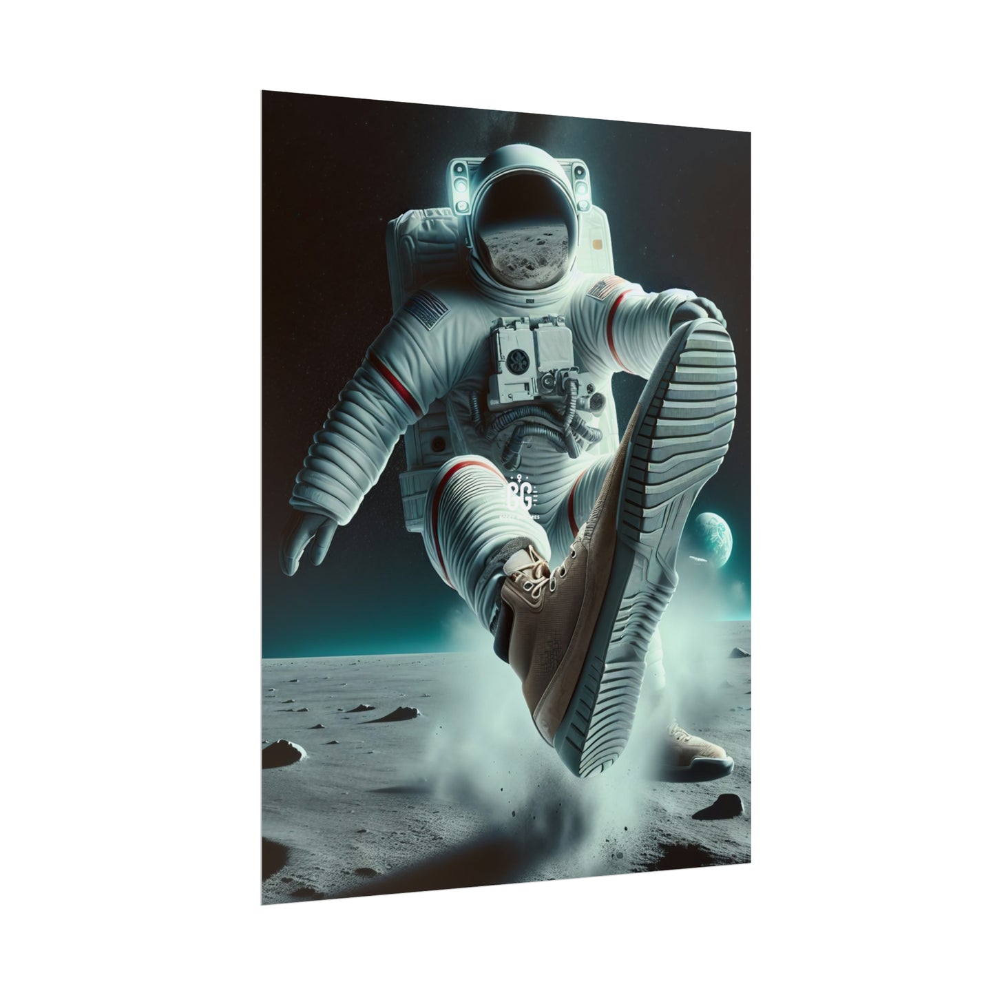 Lunar Leap Exploration Poster