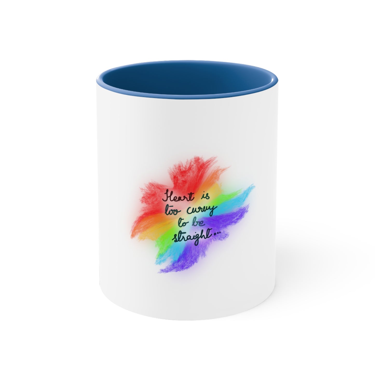 Curvy Heart Pride Mug