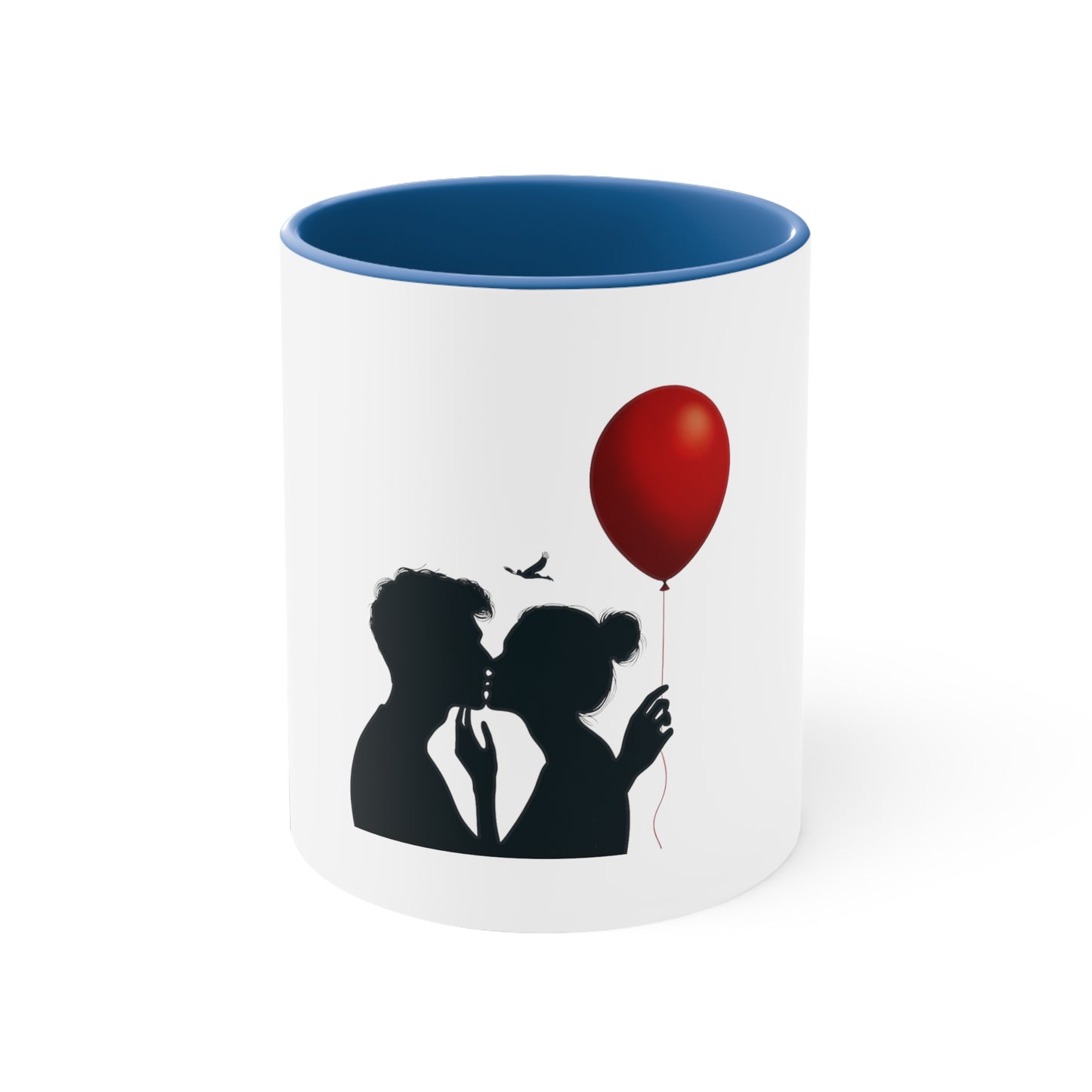 Romantic Silhouette Balloon Mug