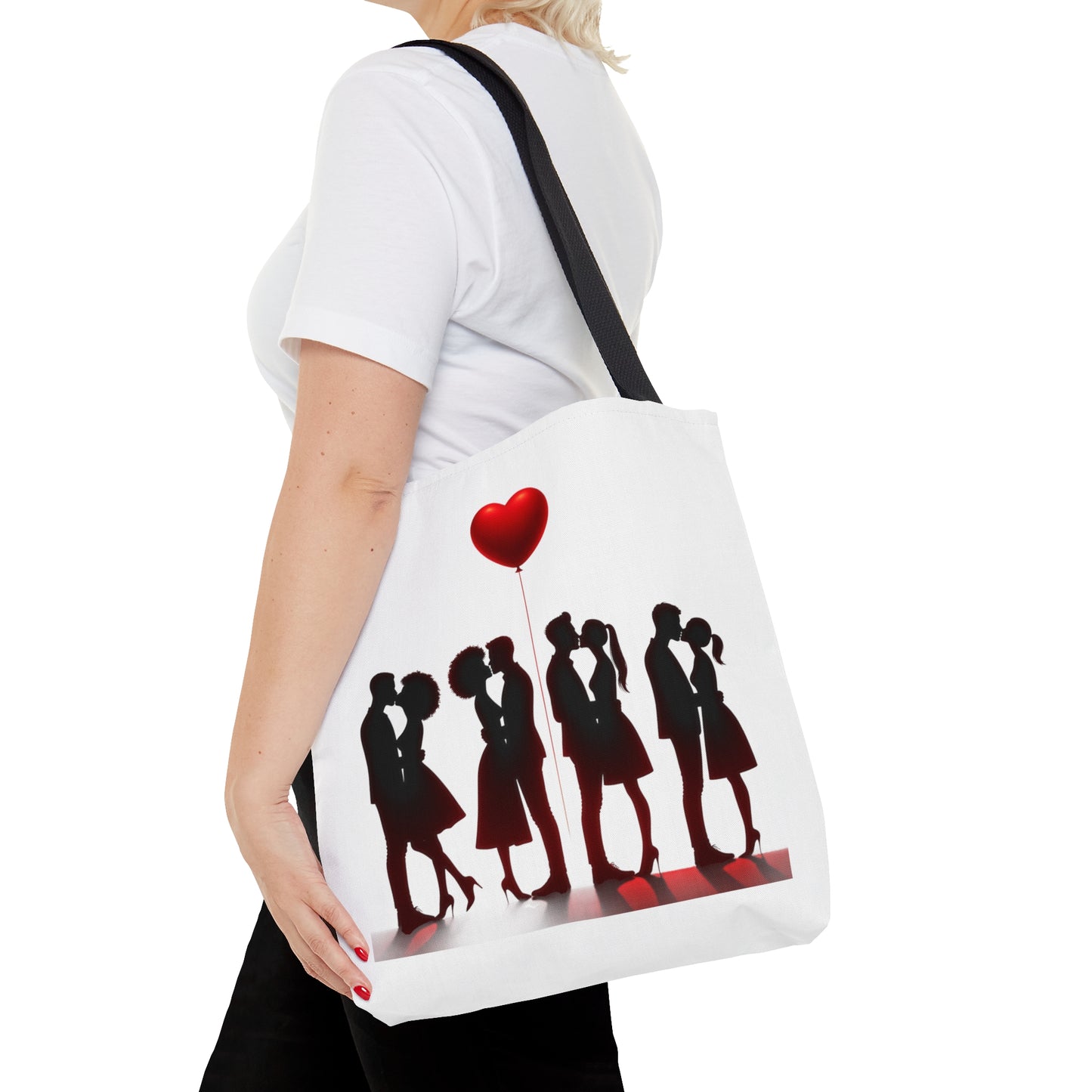 Love Silhouette Tote Bag