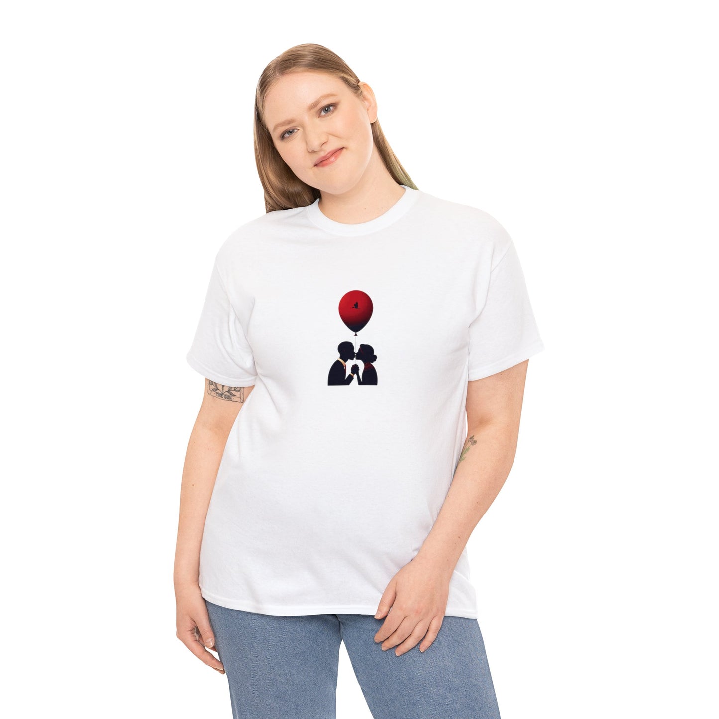 Silhouette Love Balloon Tee