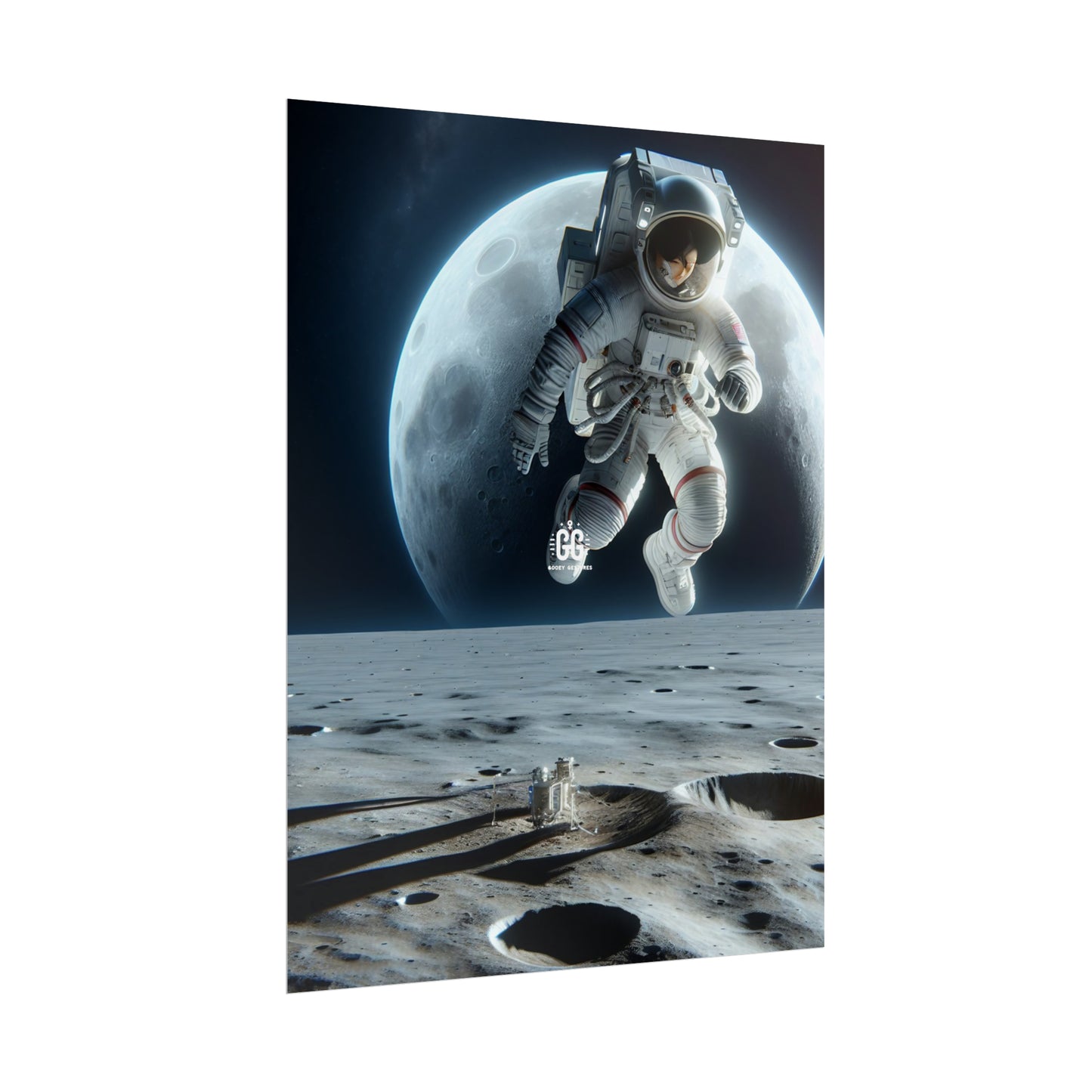 Lunar Explorer Poster