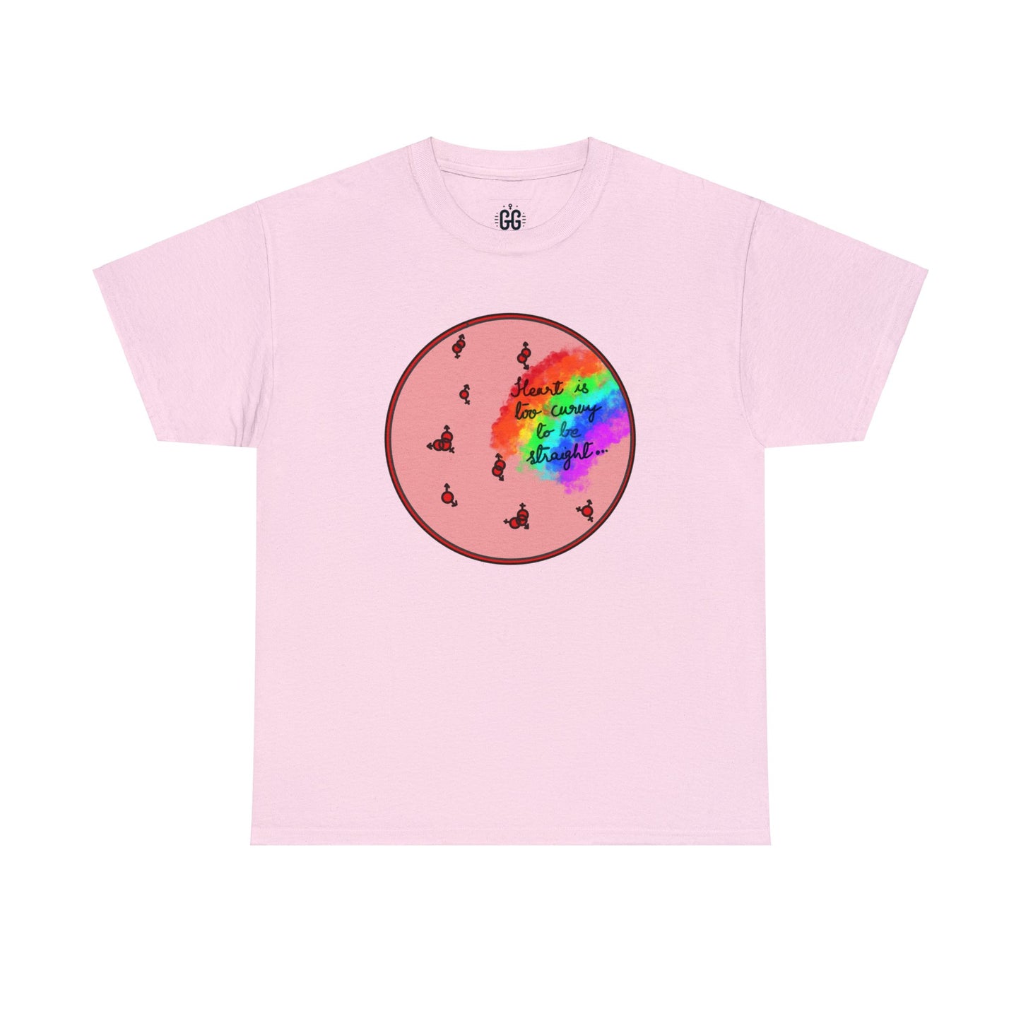 Pride Rainbow Heart Tee