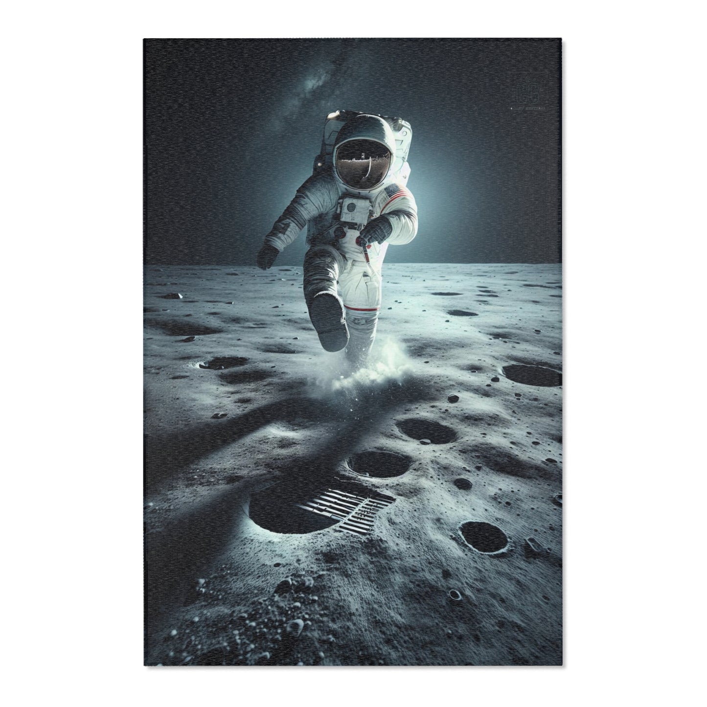 Lunar Astronaut Adventure Rug