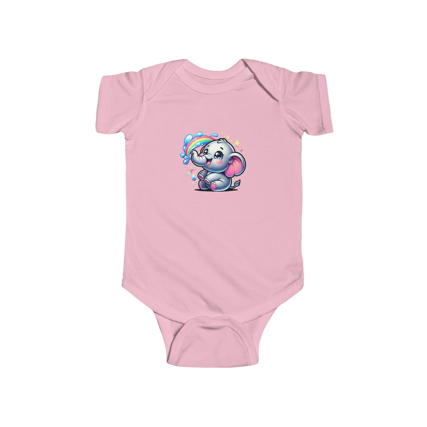 Rainbow Elephant Infant Bodysuit