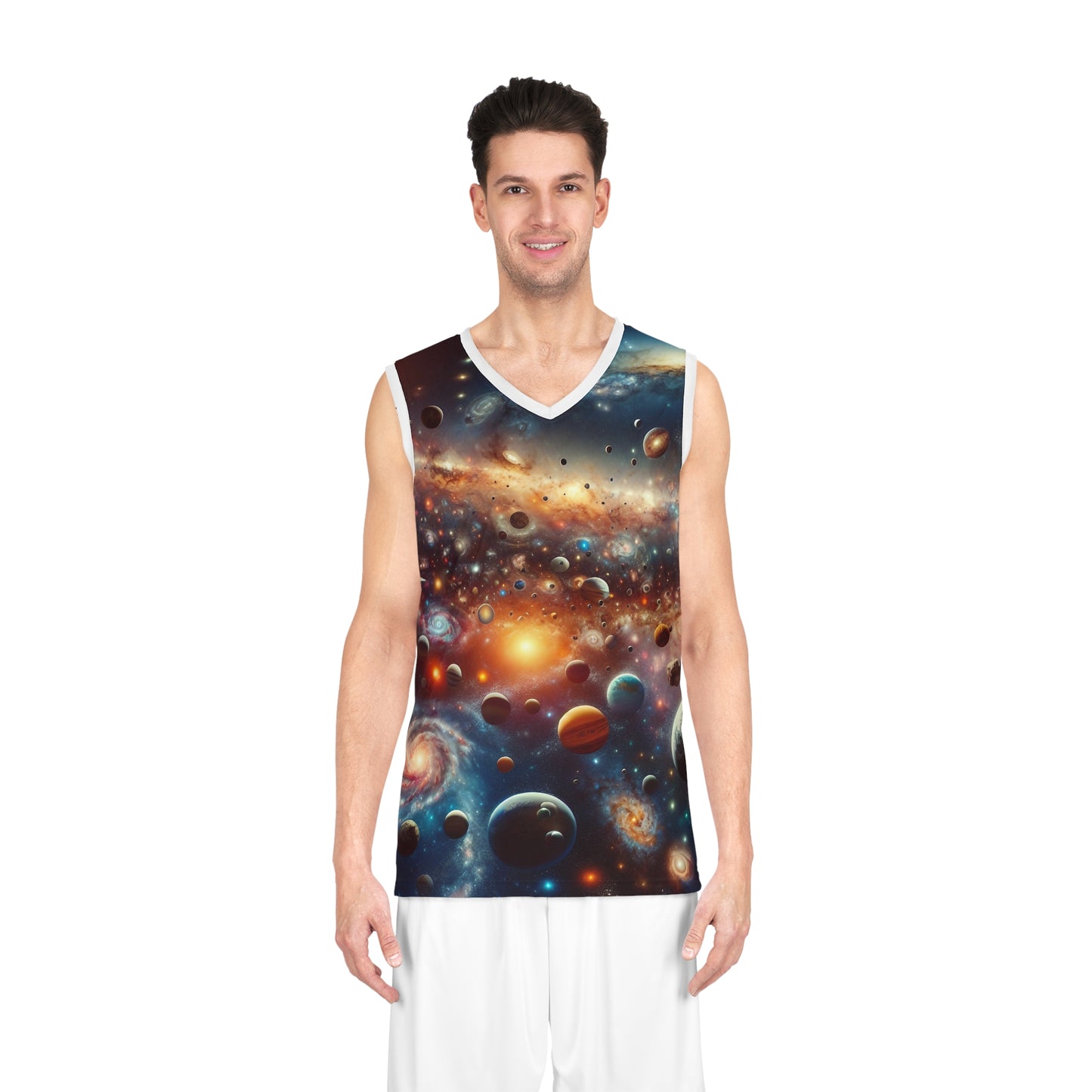 Cosmic Slam Dunk Basketball Jersey