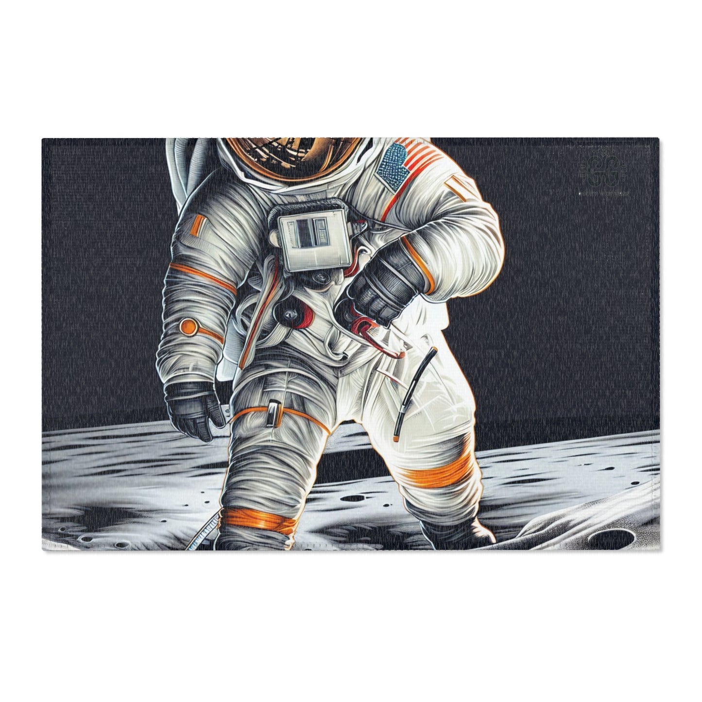 Astronaut Lunar Adventure Rug