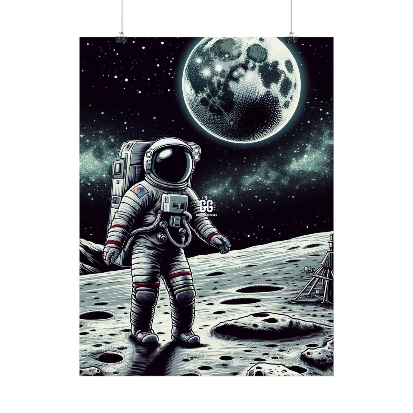 Lunar Explorer Poster