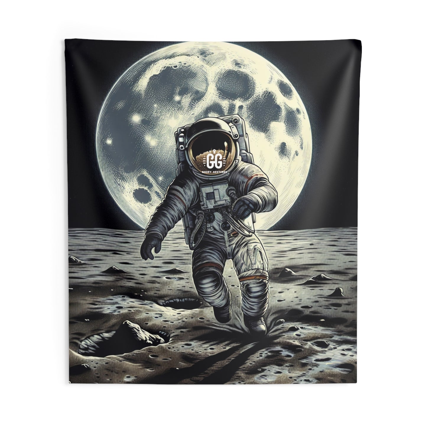 Lunar Astronaut Tapestry