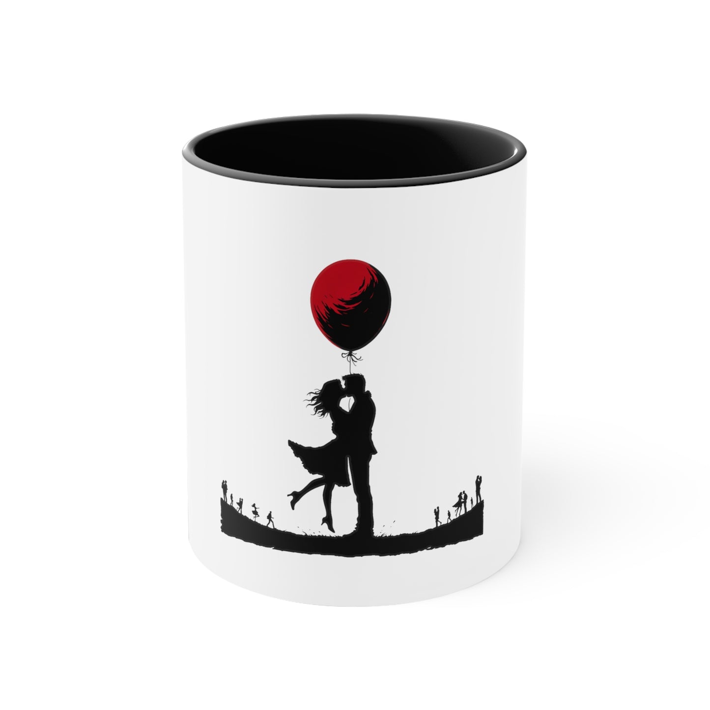 Romantic Silhouette Accent Mug