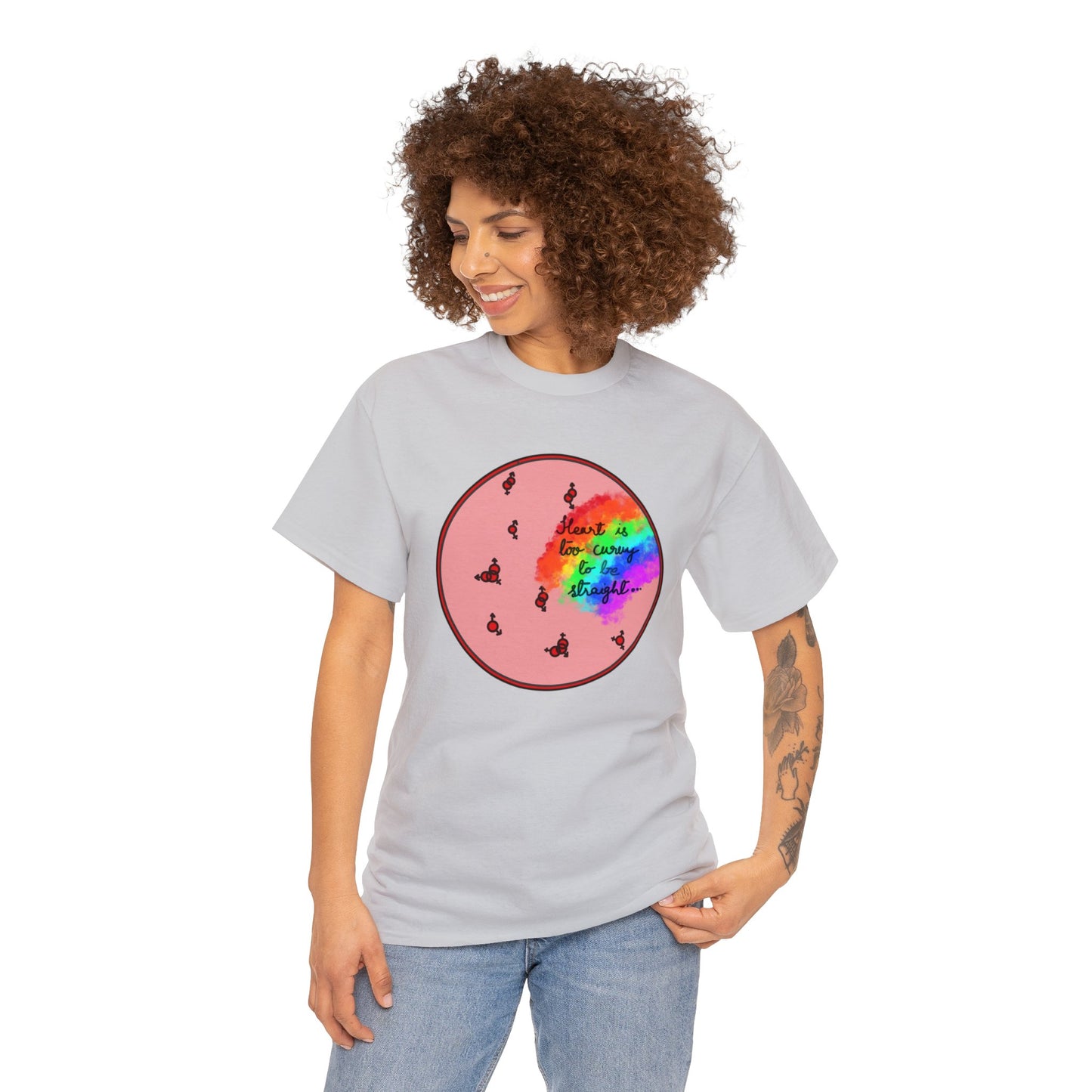 Pride Rainbow Heart Tee