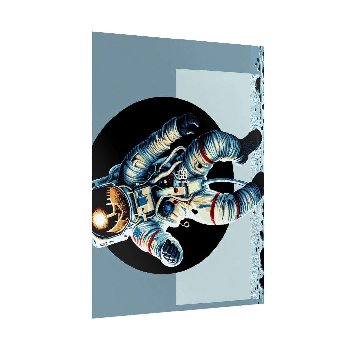 Astronaut Cosmic Voyage Poster