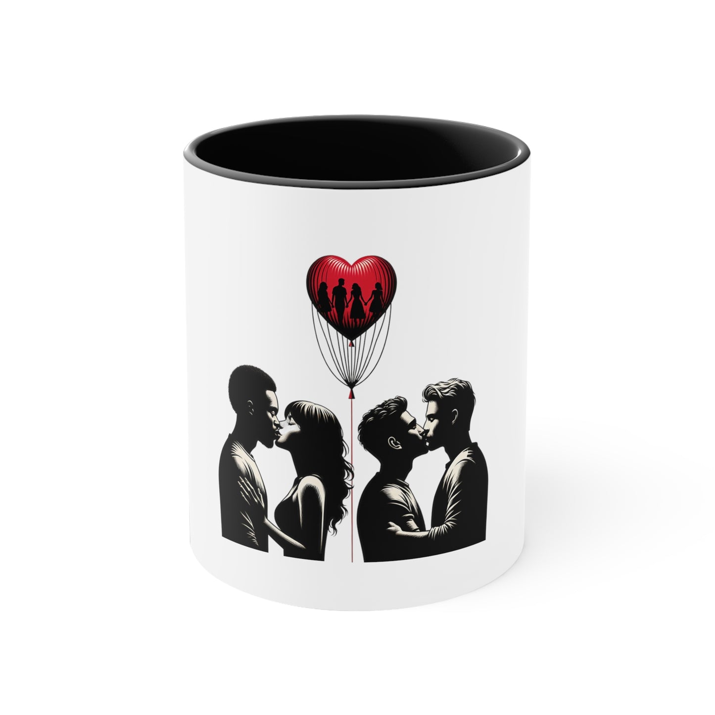 Love Balloon Accent Mug