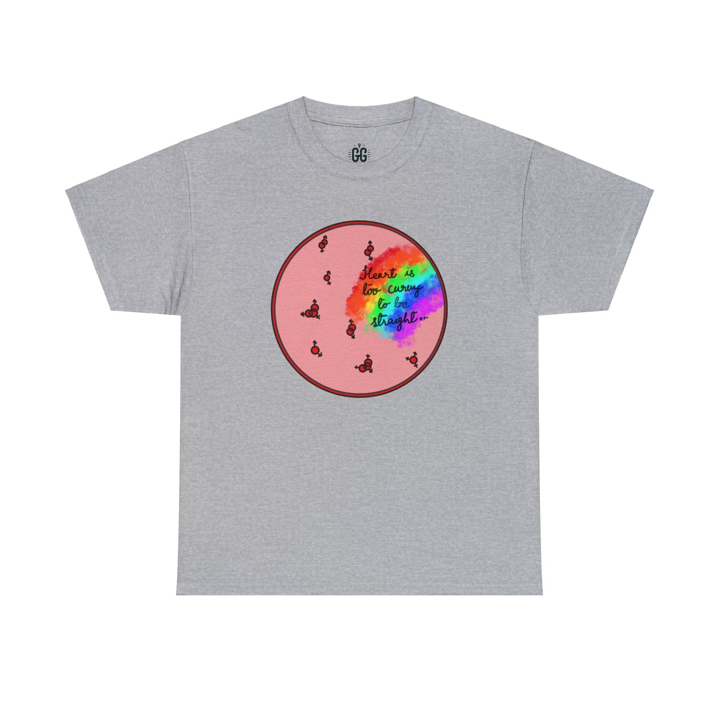 Pride Rainbow Heart Tee