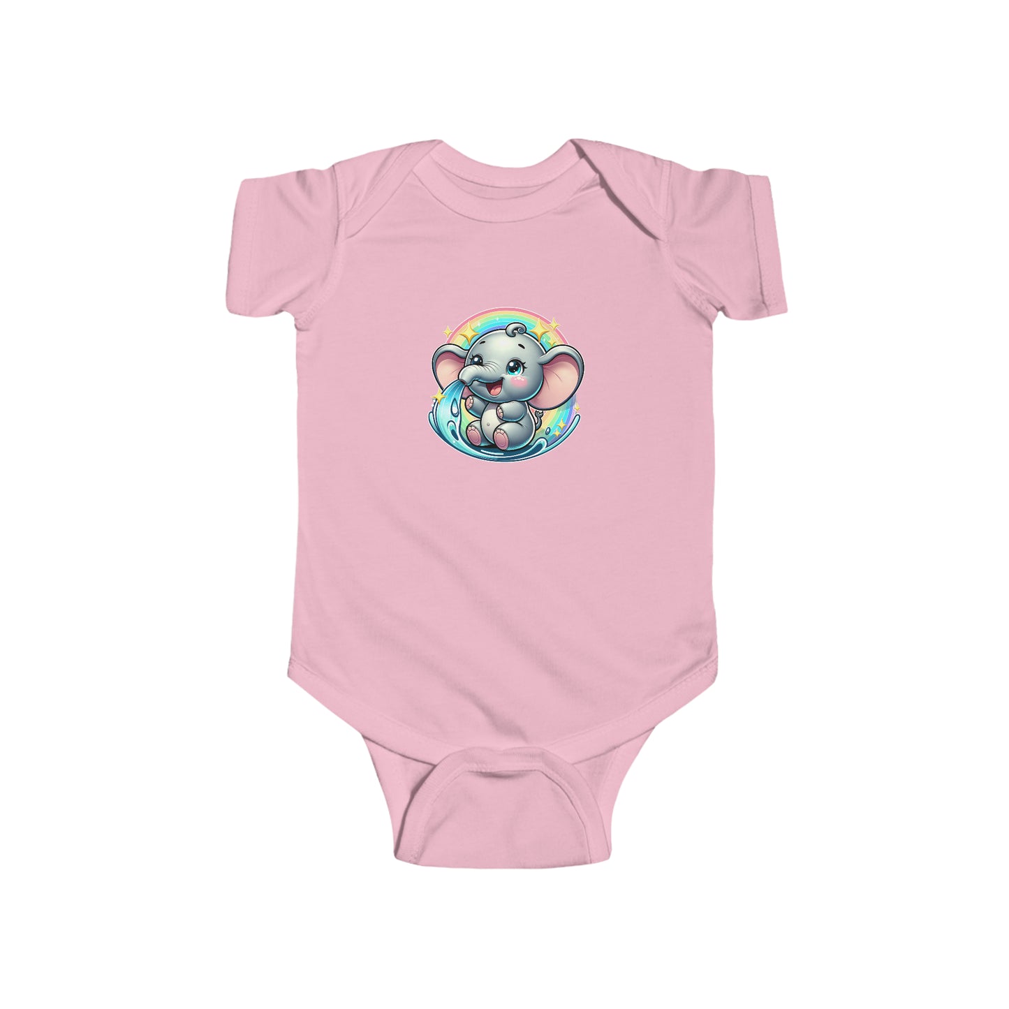 Rainbow Elephant Infant Bodysuit