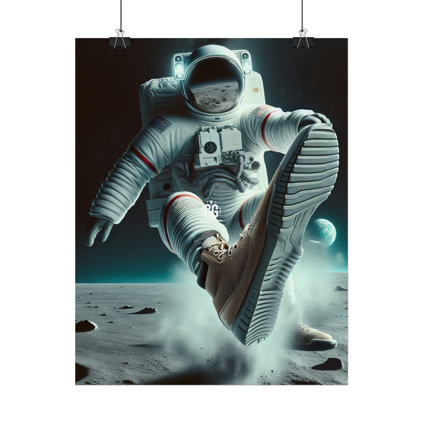 Lunar Leap Exploration Poster