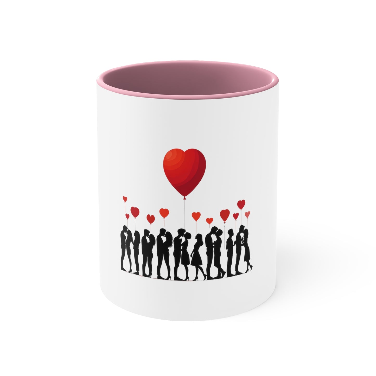 Love Silhouette Accent Mug