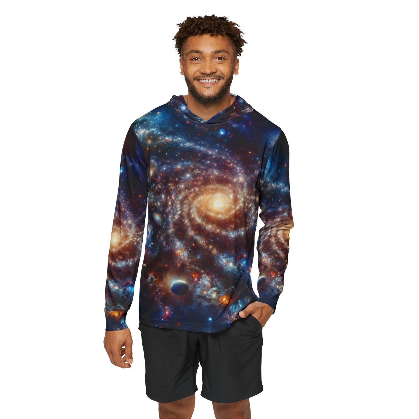 Galactic Spiral Athletic Warmup Hoodie