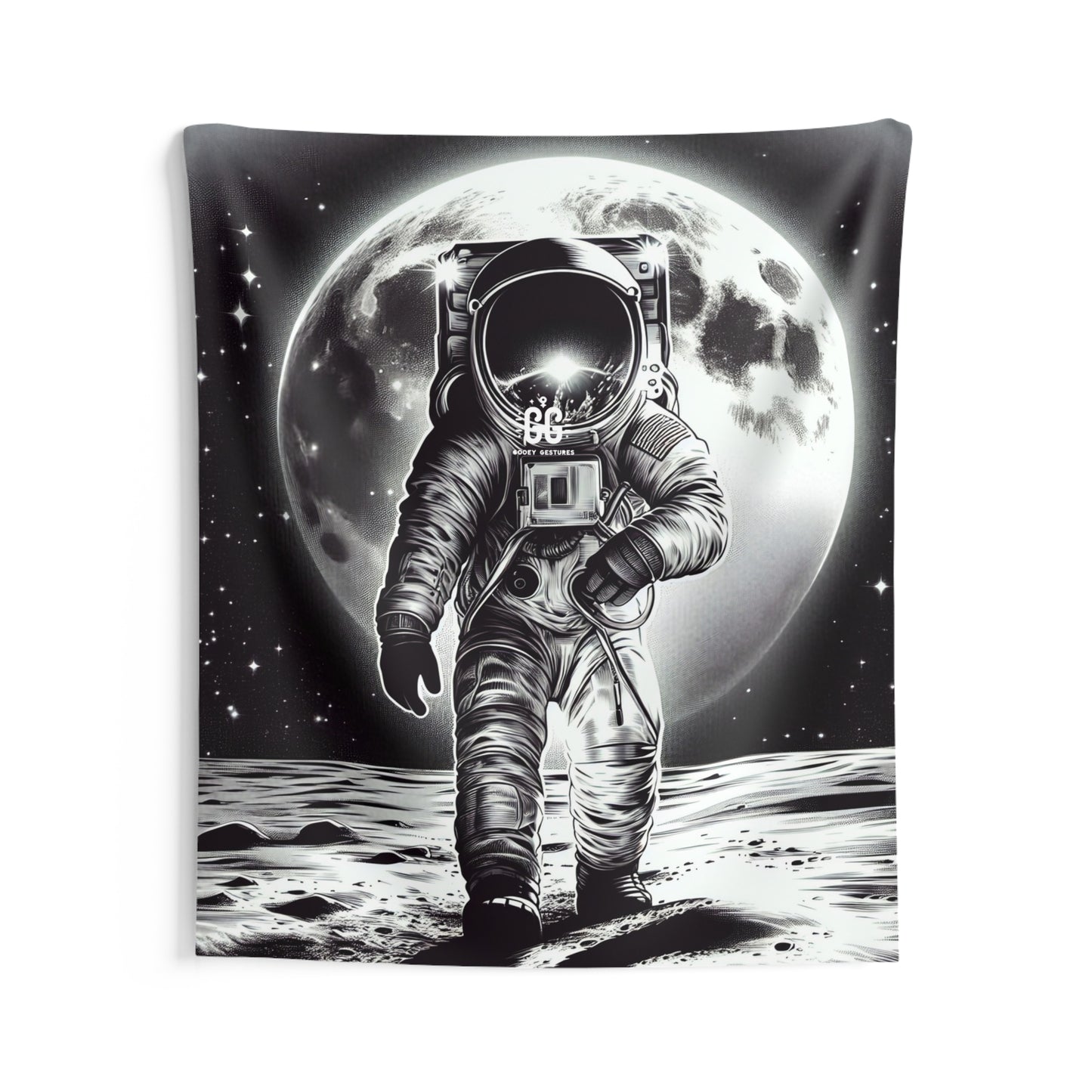 Lunar Explorer Wall Tapestry