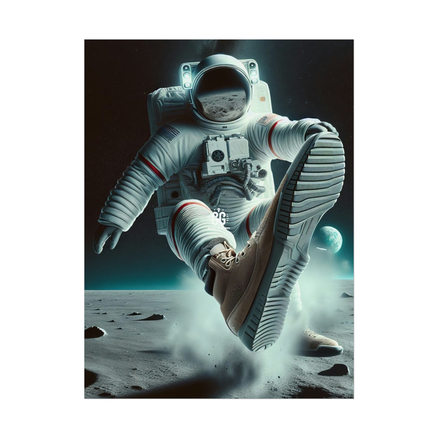 Lunar Leap Exploration Poster