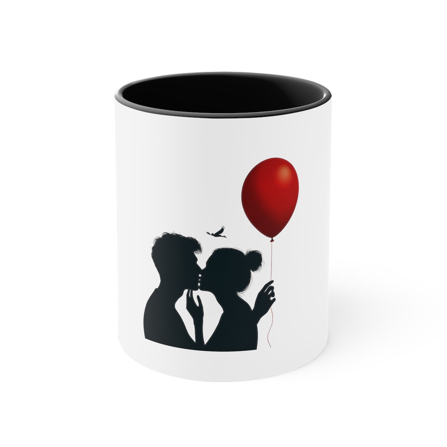 Romantic Silhouette Balloon Mug