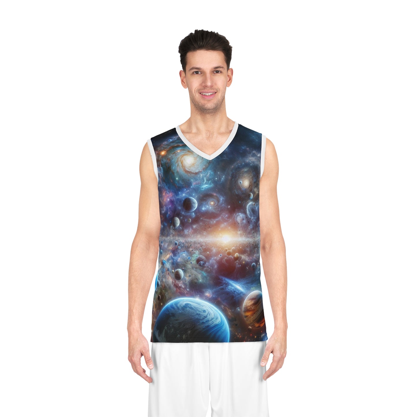 Cosmic Slam Dunk Basketball Jersey