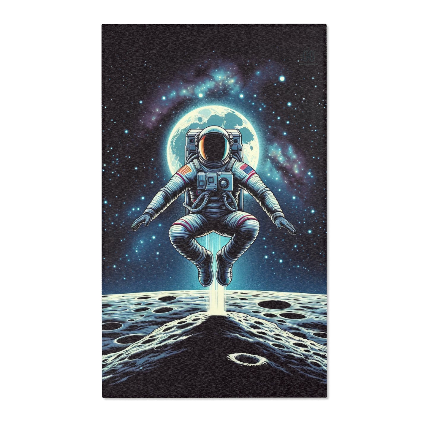 Cosmic Astronaut Area Rug