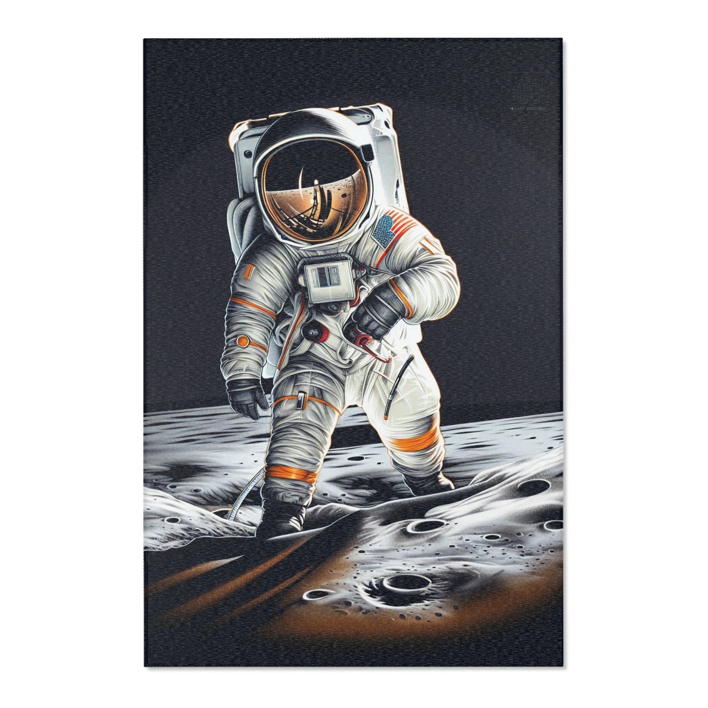 Astronaut Lunar Adventure Rug