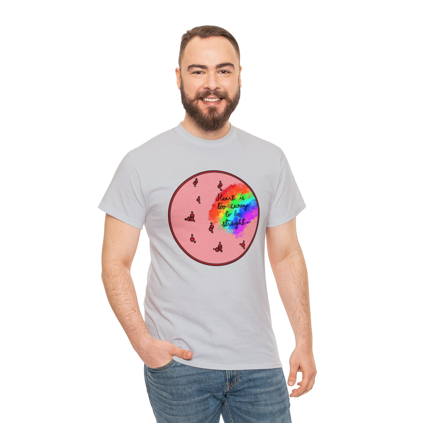 Pride Rainbow Heart Tee