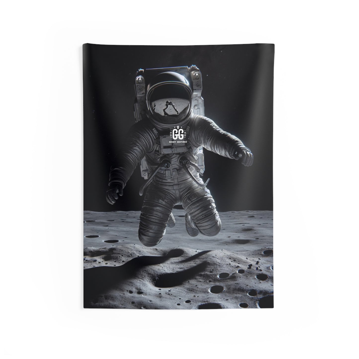 Lunar Walk Astronaut Tapestry