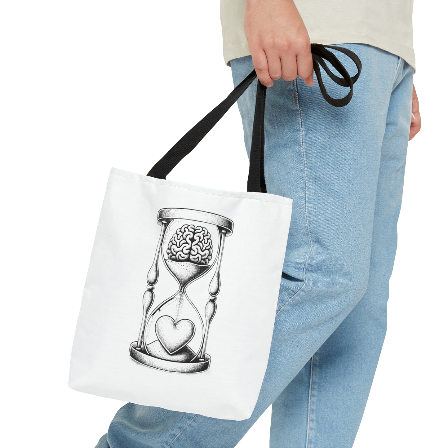 Mindful Heart Hourglass Tote