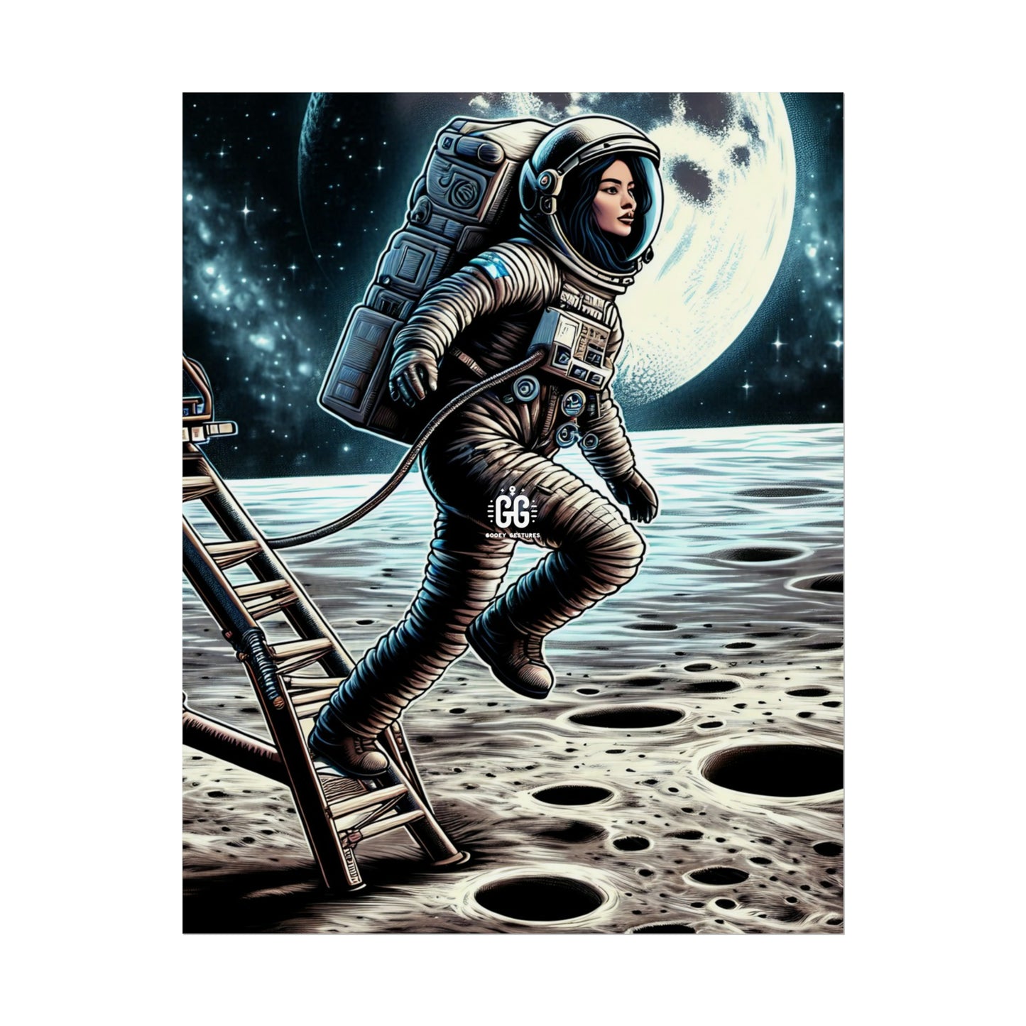 Lunar Explorer Poster