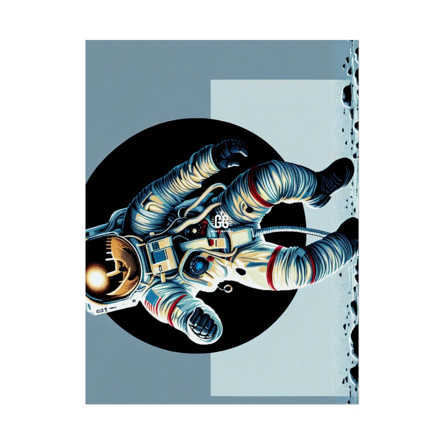 Astronaut Cosmic Voyage Poster