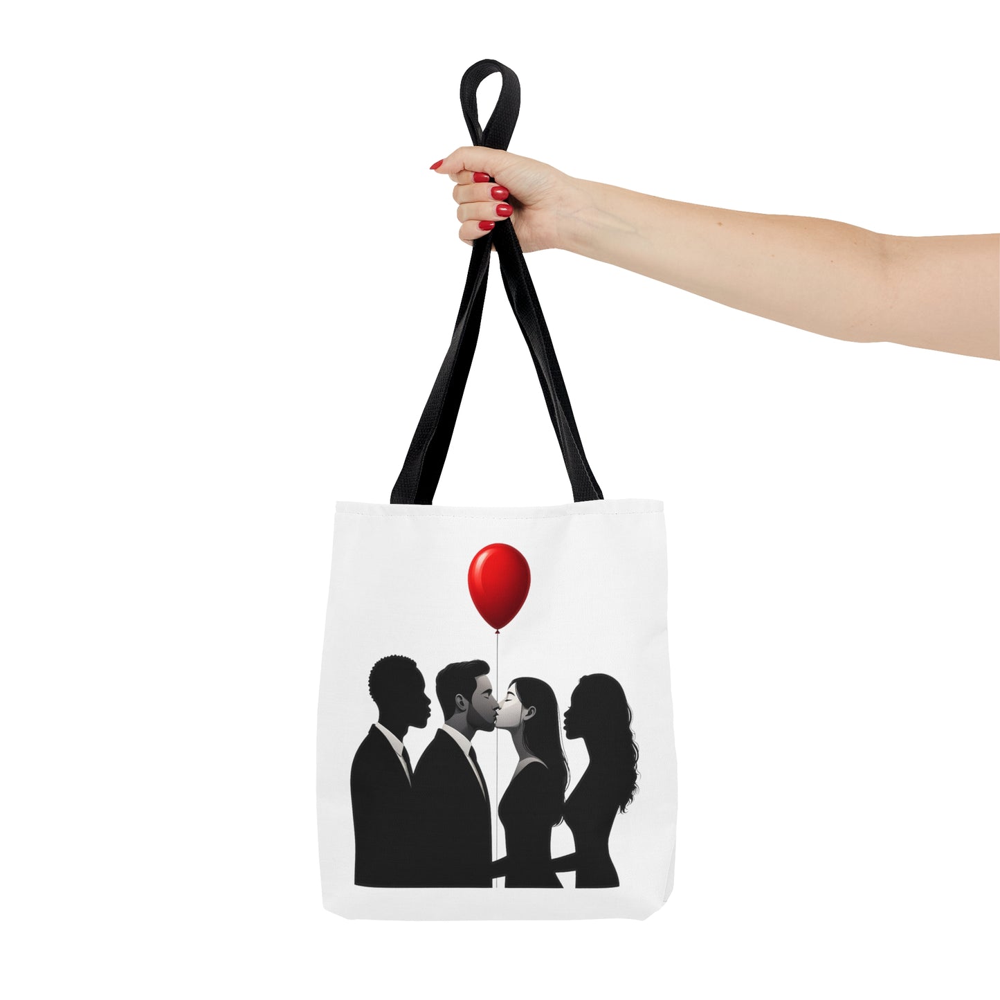 Balloon Kiss Tote Bag