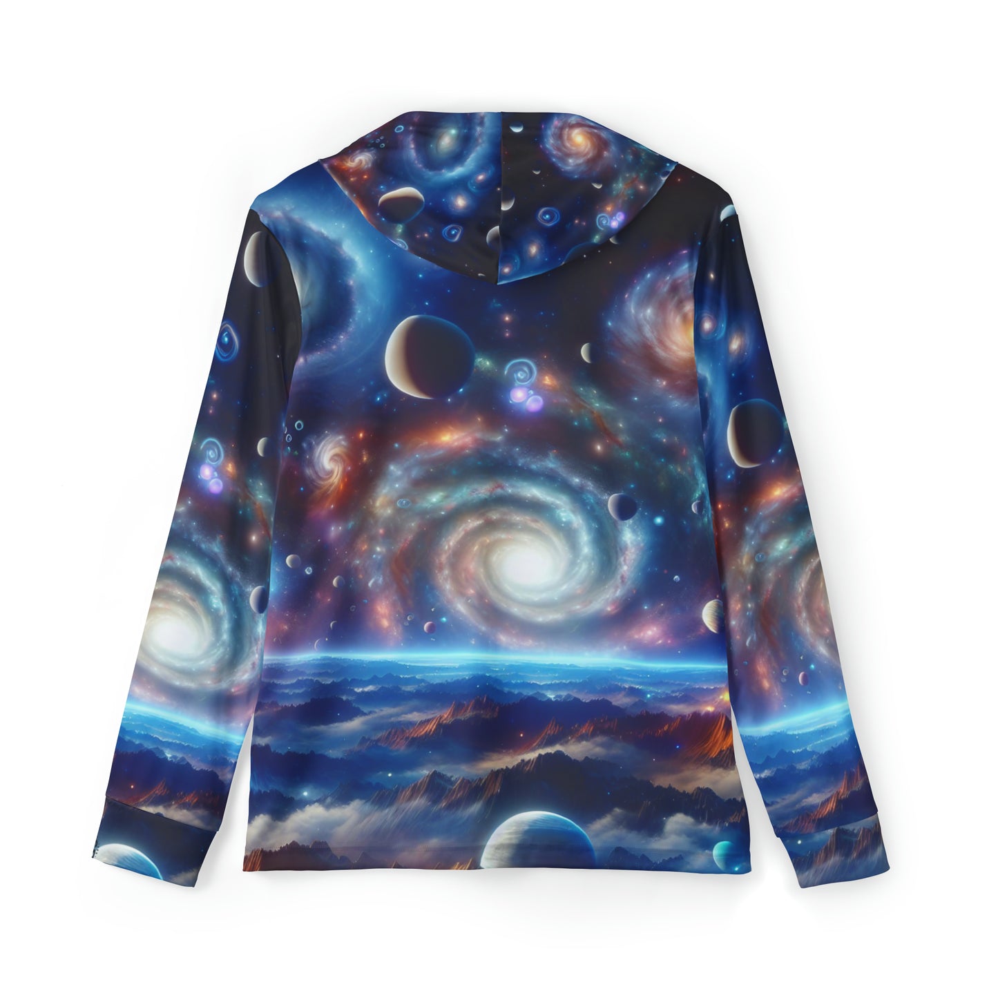 Cosmic Vortex Athletic Warmup Hoodie