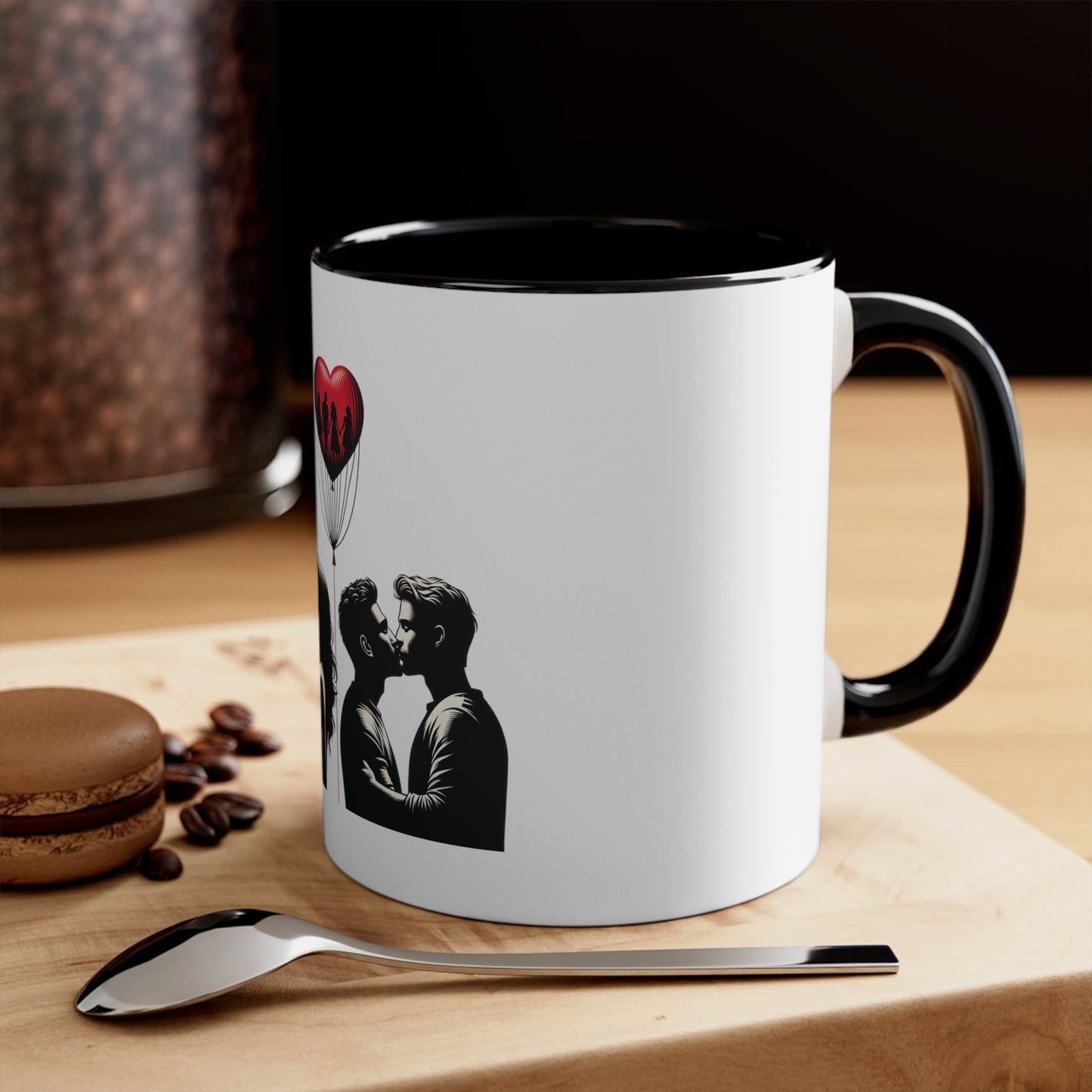 Love Balloon Accent Mug