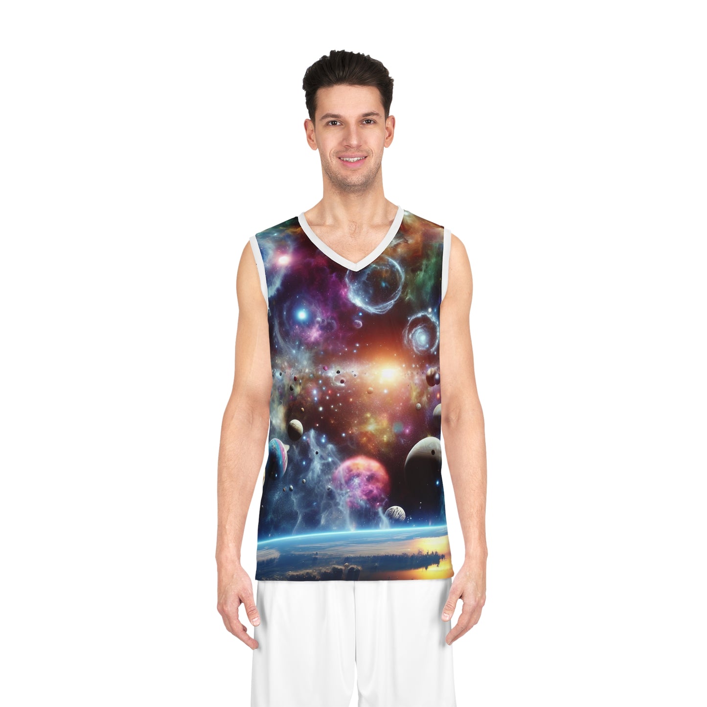 Cosmic Slam Dunk Basketball Jersey