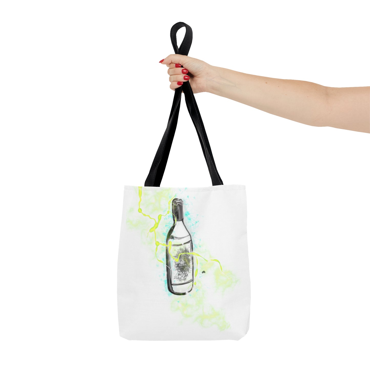 Neon Splash Wine Tote