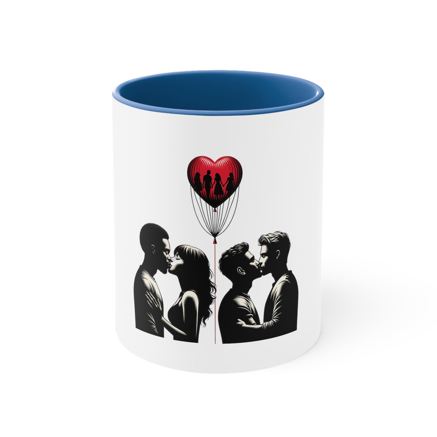 Love Balloon Accent Mug