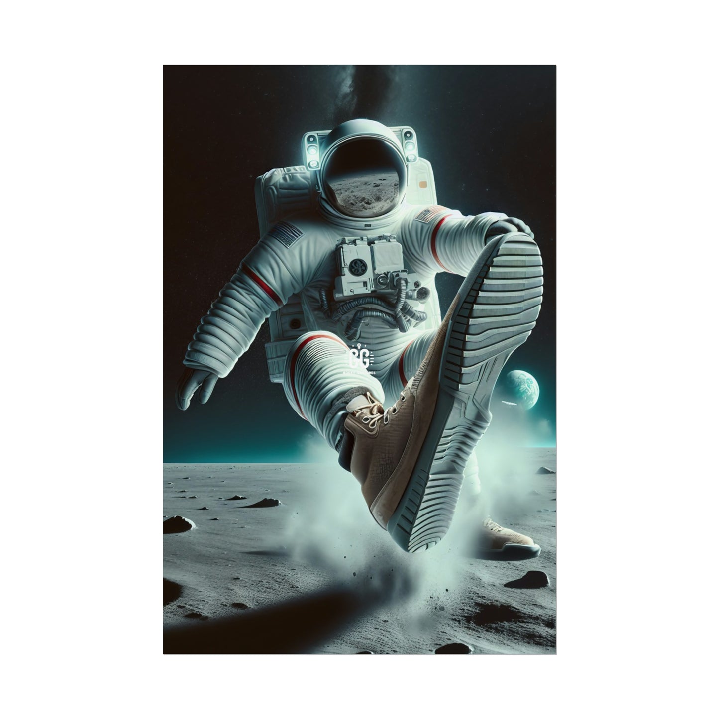 Lunar Leap Exploration Poster