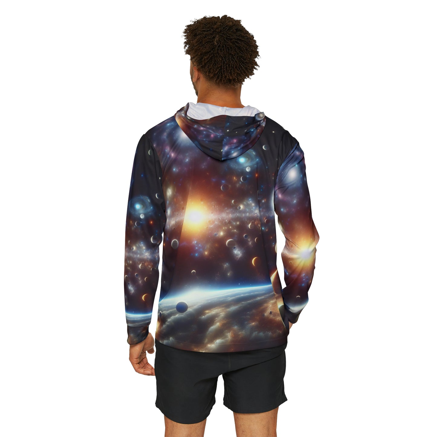 Cosmic Voyager Athletic Warmup Hoodie